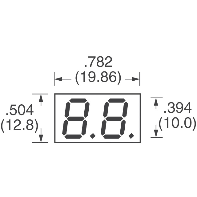 LTD-4708JF Lite-On Inc.  Display Modules - LED Character and Numeric